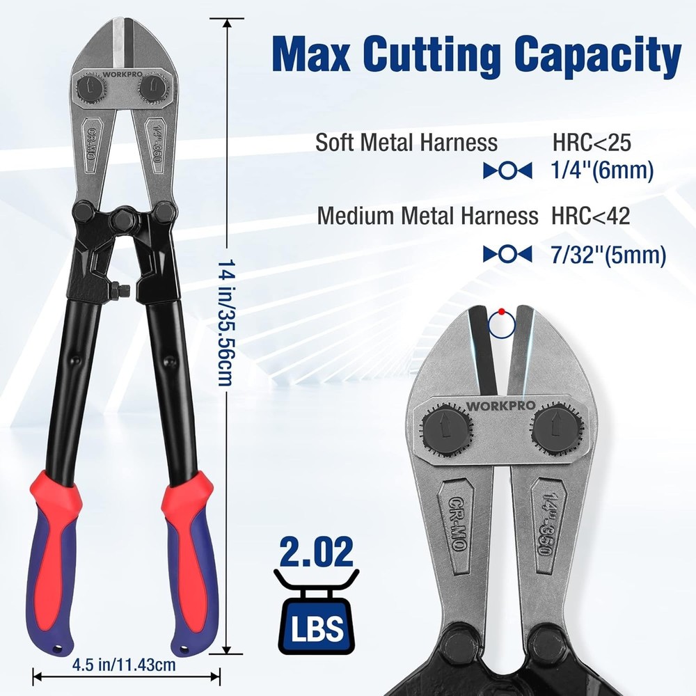 Lightweight Bolt Cutter with Ergonomic Design for Optimal Cutting Performance
