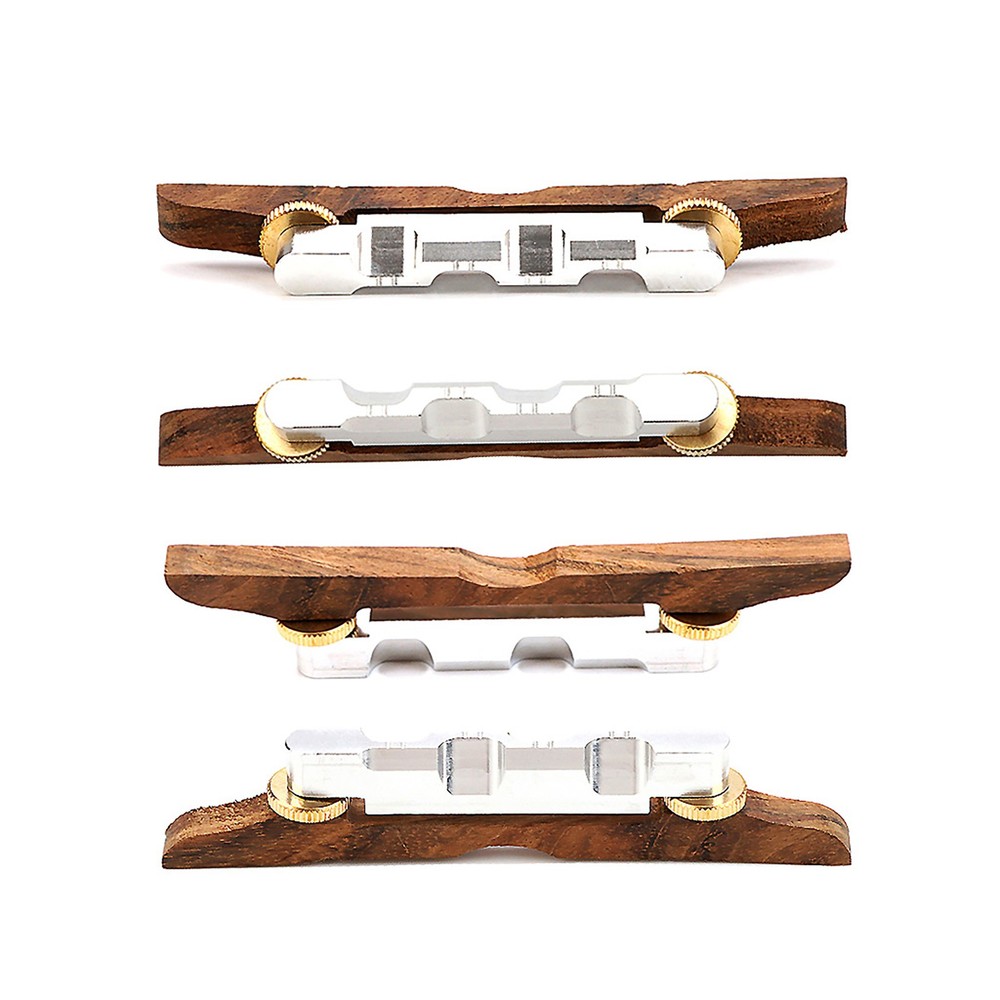 Mandolin Bridge Components Parts Height Adjustable Archtop Guiar String Bridge
