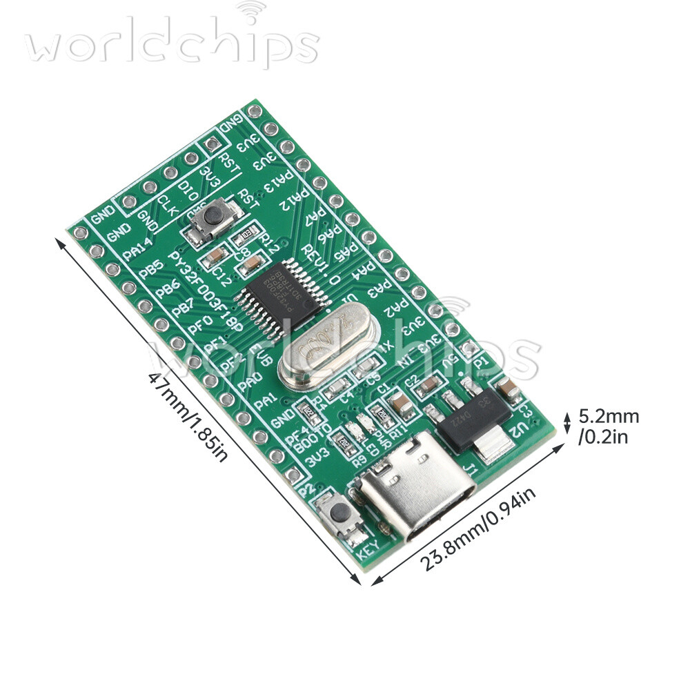 10x PY32F003F18P6TU Development Board PY32F003 Microcontroller Development Board