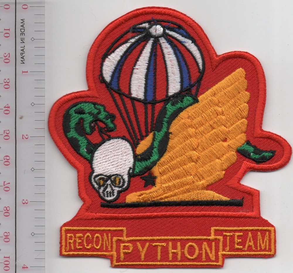 US Army Recon Python Team Patch NO TARIFF