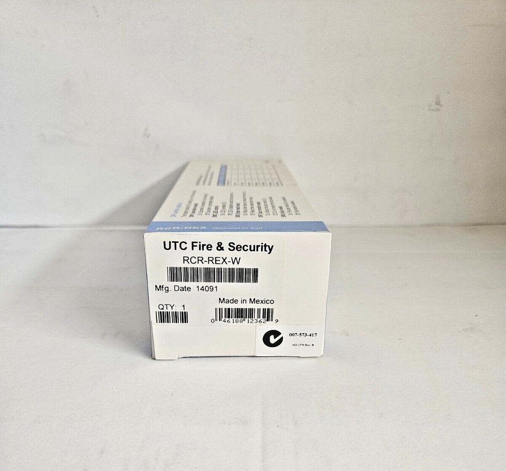 UTC Fire & Security RCR-REX-W Request To Exit Door Access Control NEW