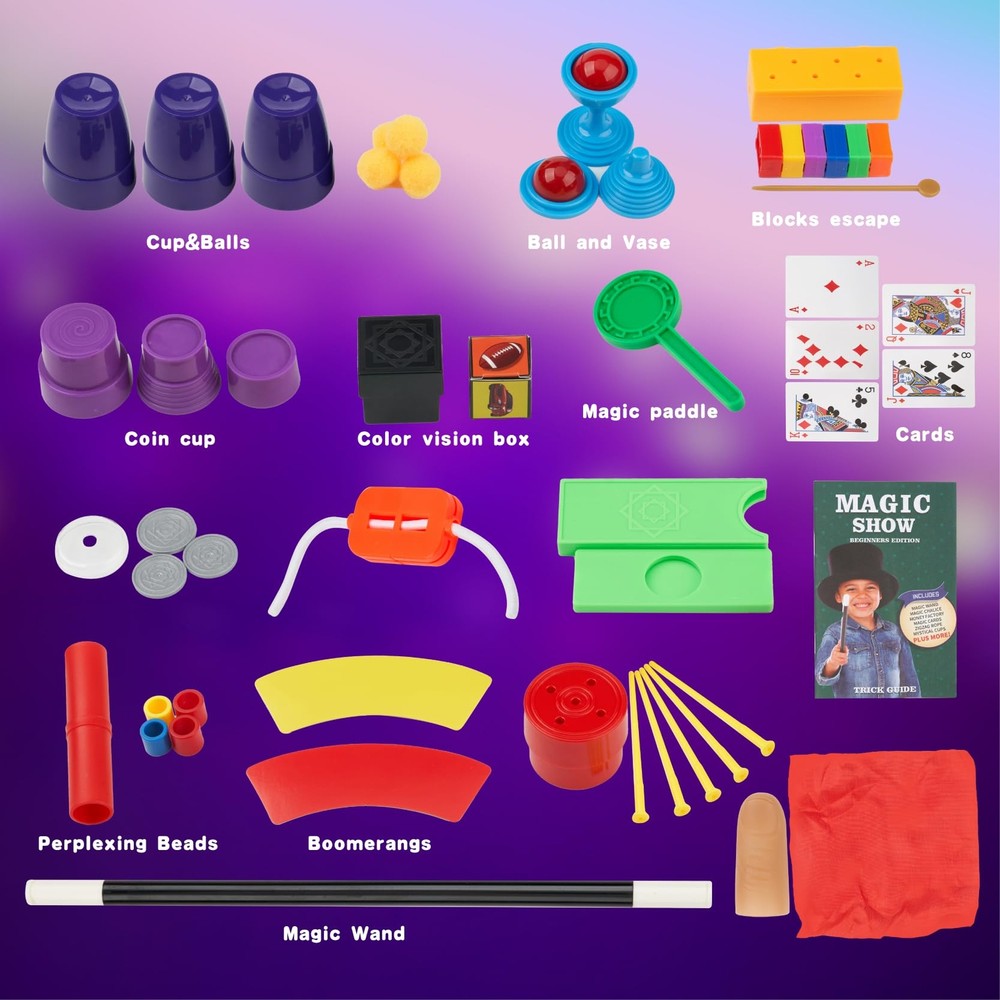 Magic Kit - Magic Tricks for Kids Magic Set with Step-By-Step Instructions