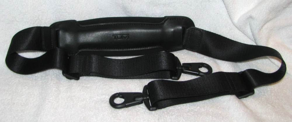 Tumi Replacement Adjustable Padded Shoulder Strap Black 31"-48" x 1  1/2"