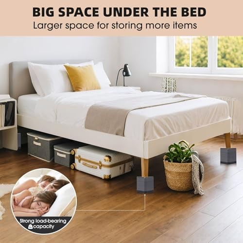 Furniture Risers Bed Risers - Rectangular three layers 4.3inches Grey