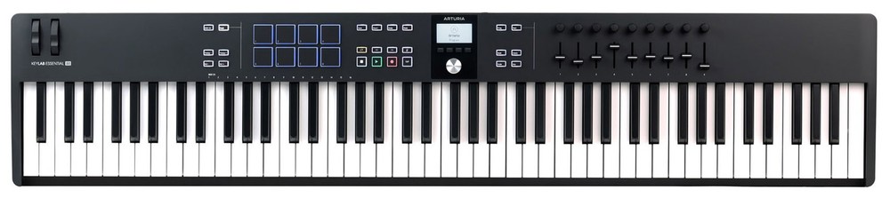 Arturia KEYLAB ESSENTIAL Mk3 88-Key Black USB Midi Keyboard Controller