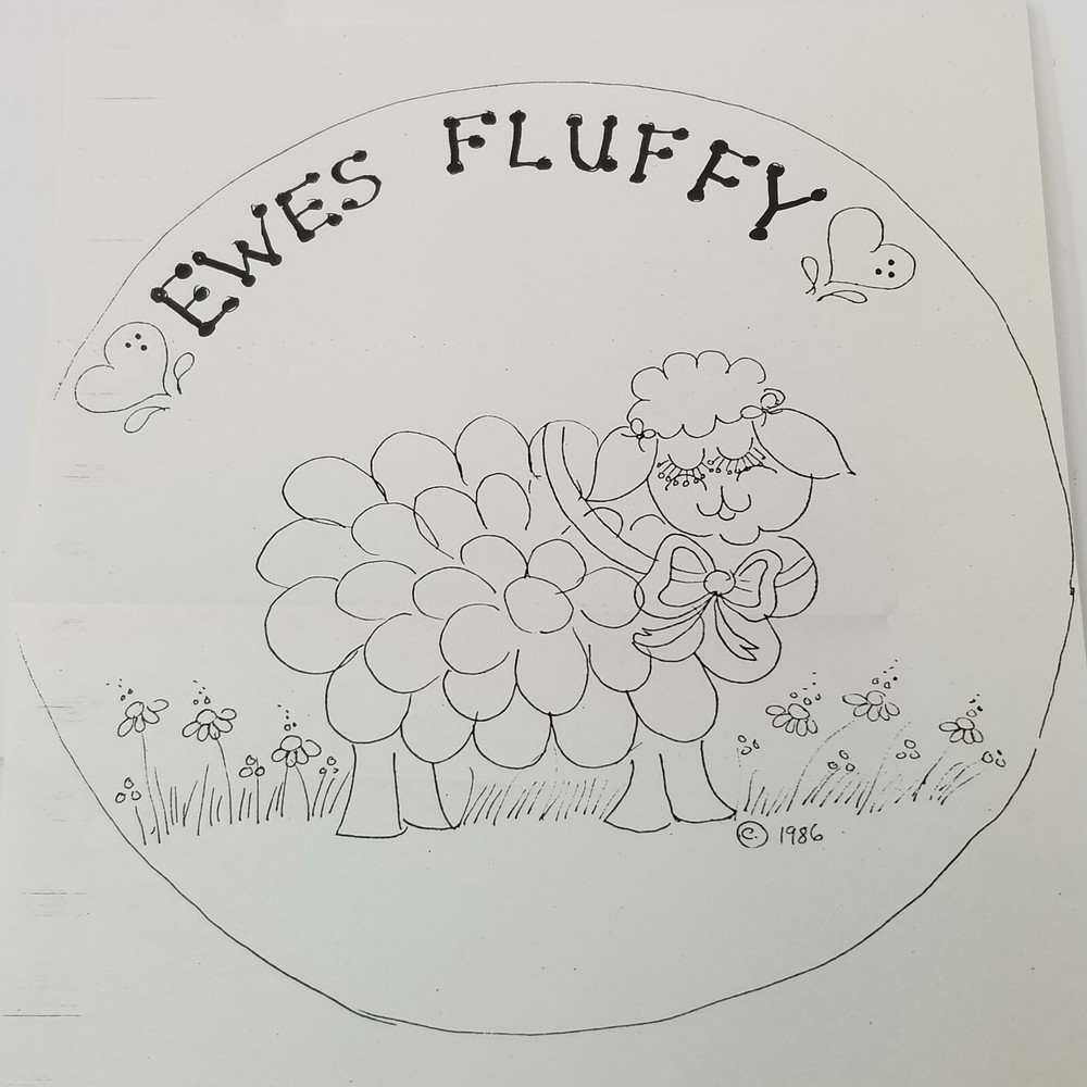 Ewes Not Fat by Laurie Griffiths Pattern Vintage