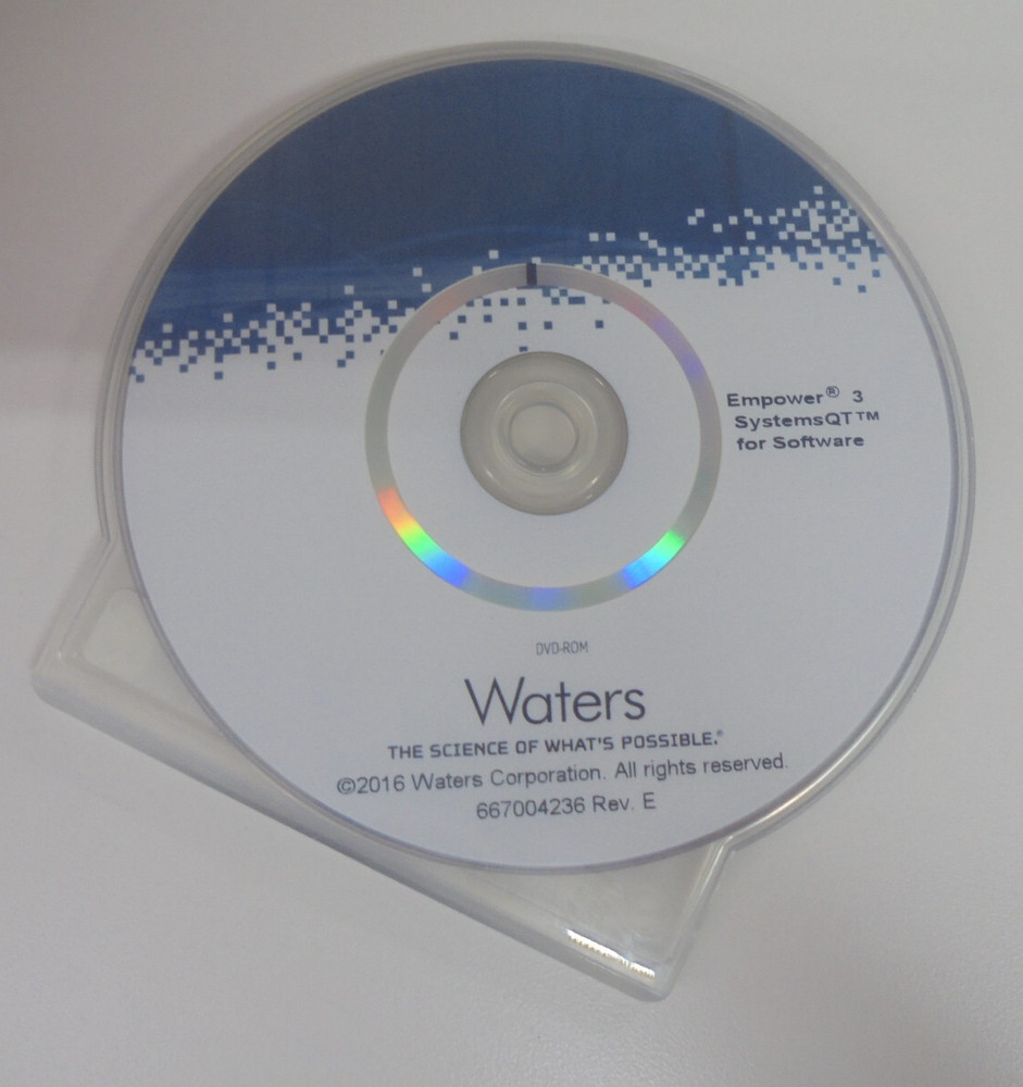 Waters Corp 667004236 Rev E Empower® 3 SystemsQT™ For Software