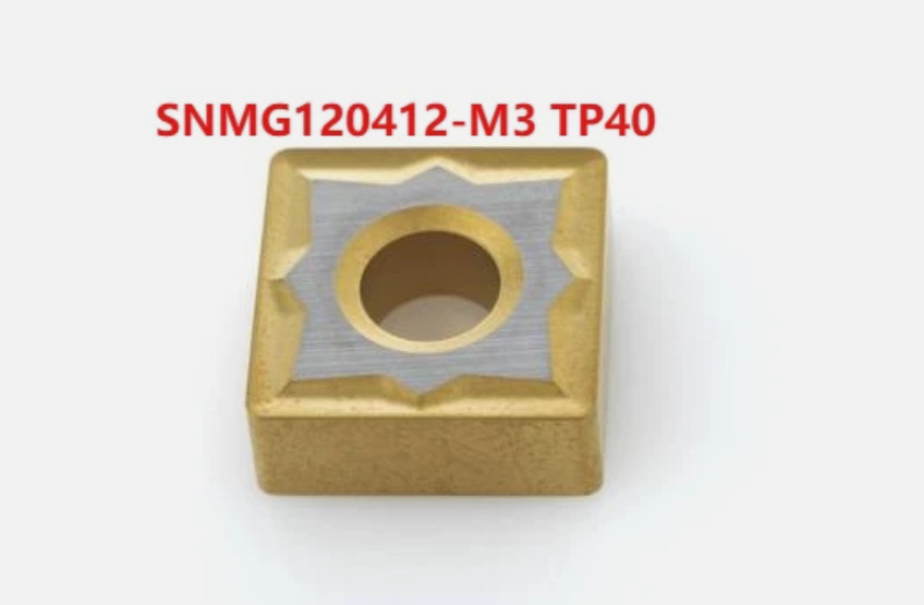 10 PCS  ORIGINAL  INSERTS       SNMG120412-M3 TP40
