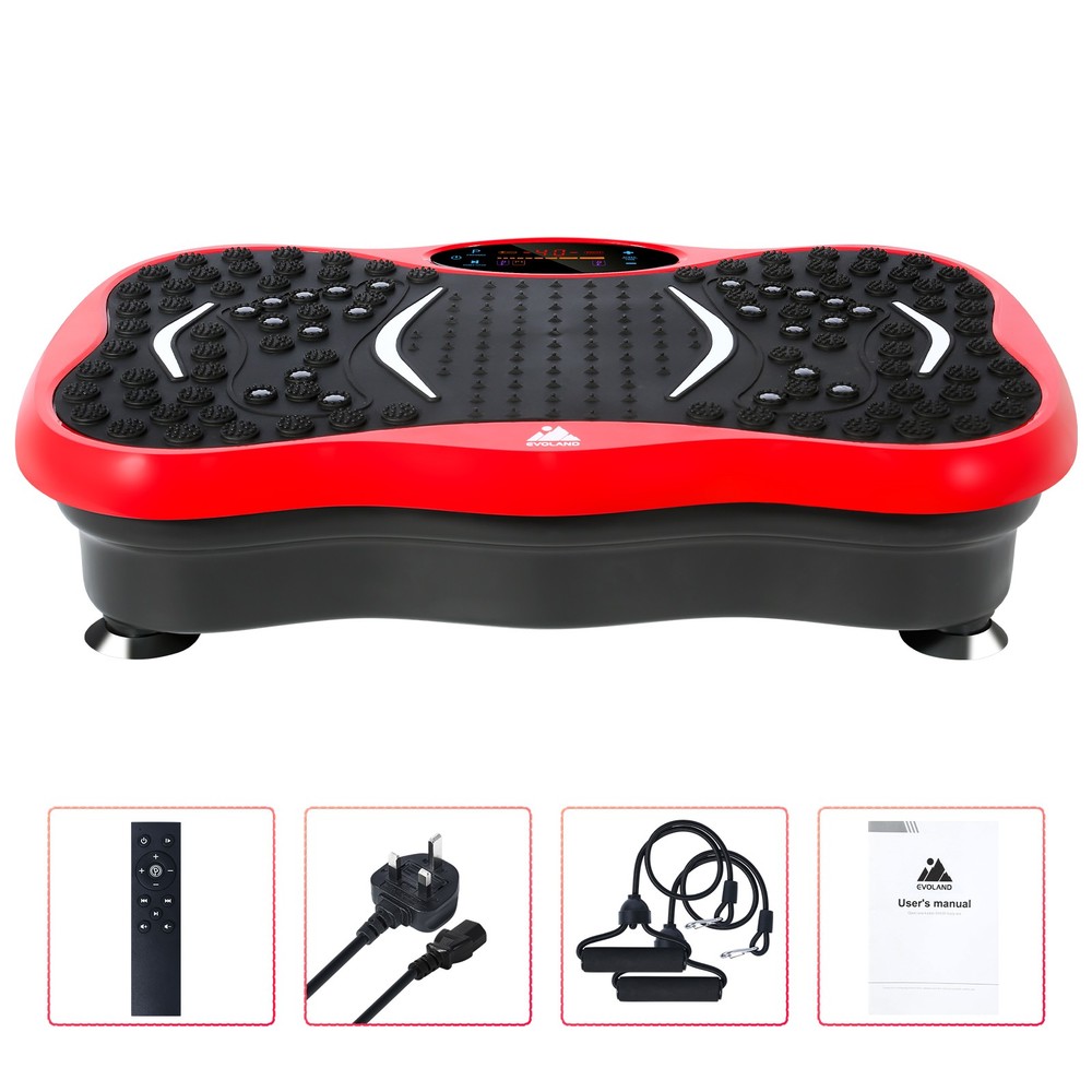 Vibration Plate Exercise Vibrating Platform Music Whole Body Workout Bluetooth