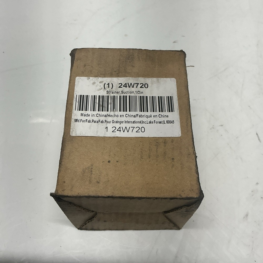 Strainer, Suction, 1/2 In,  24W720. W-474