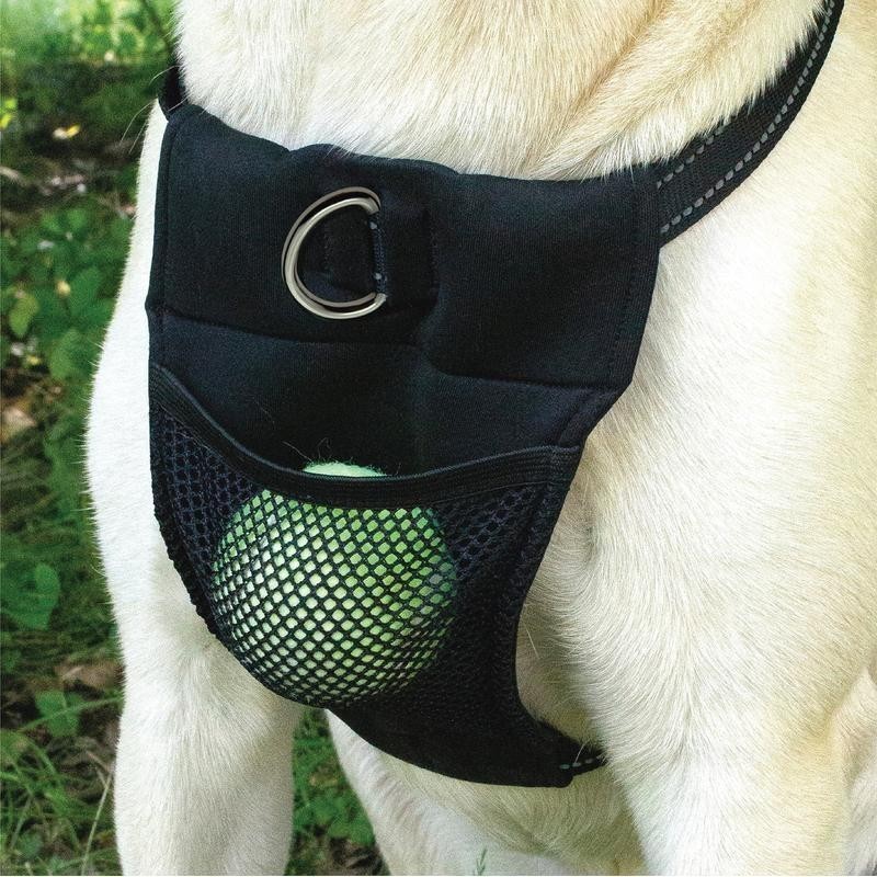 Non-Pulling Dog Harness Adjustable Control Handle Reflective Storage Pouch New