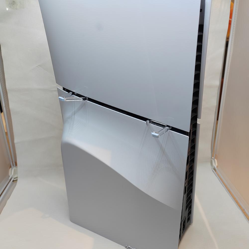 Clear Anti-slip Triangular Mount Support For PS5 Slim Console Horizontal Stand