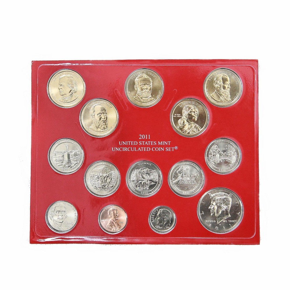 2011 Mint Set Original Sealed Box 28 BU Coins