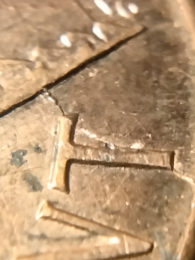 1987 P Lincoln Memorial Cent Misaligned Die And Die Break Errors