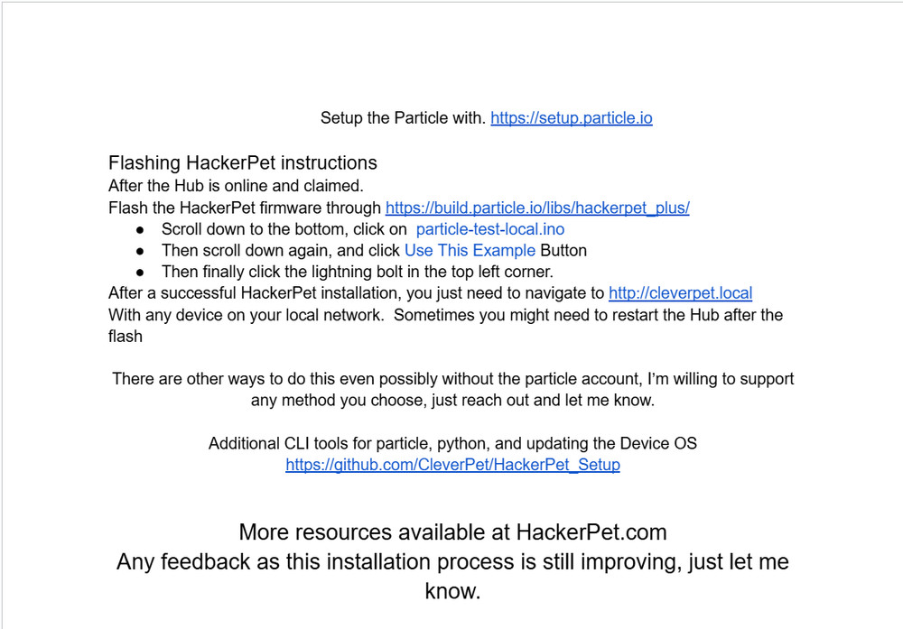 CleverPet Hub New ( Open source, Requires HackerPet Firmware installation )