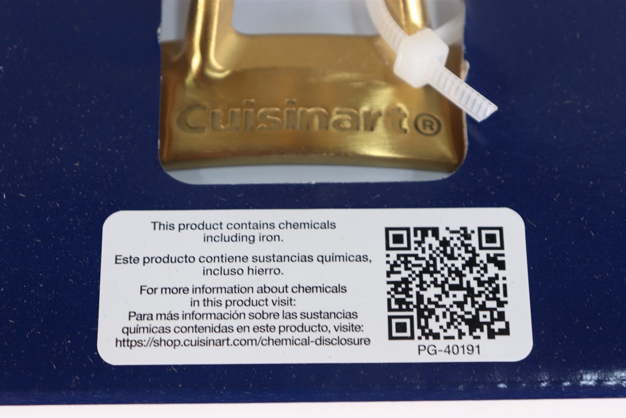 Cuisinart Classic Matte White & Brushed Gold 3.5qt Stainless Saute Pan w/Cover