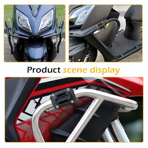 2 PCS Motorcycle Engine Guard Bumper Protection Block, Crash Bar Decor Slider,