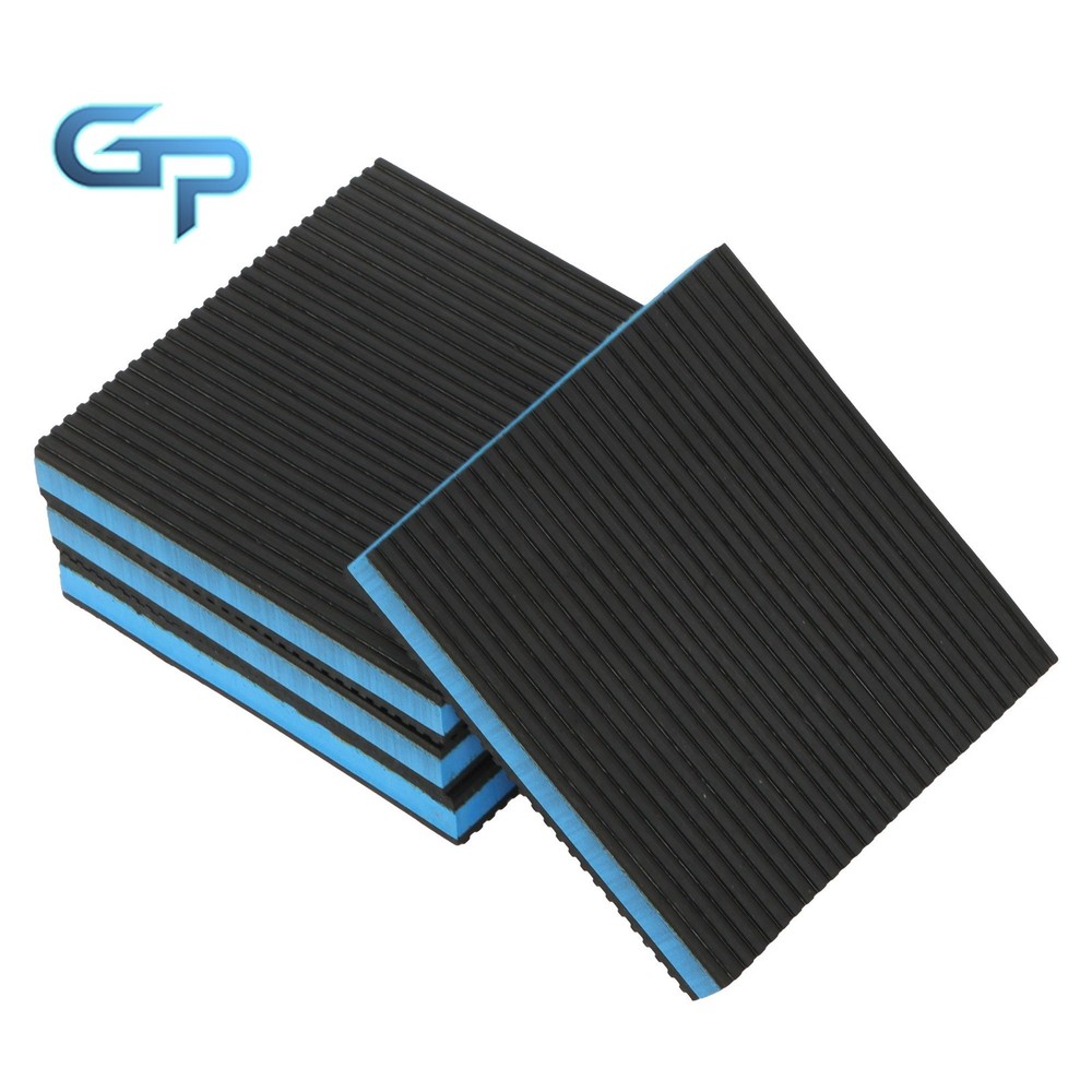 4 Pack 6"x6"x7/8" Equipment Vibration Pads Multi-Layer Construction