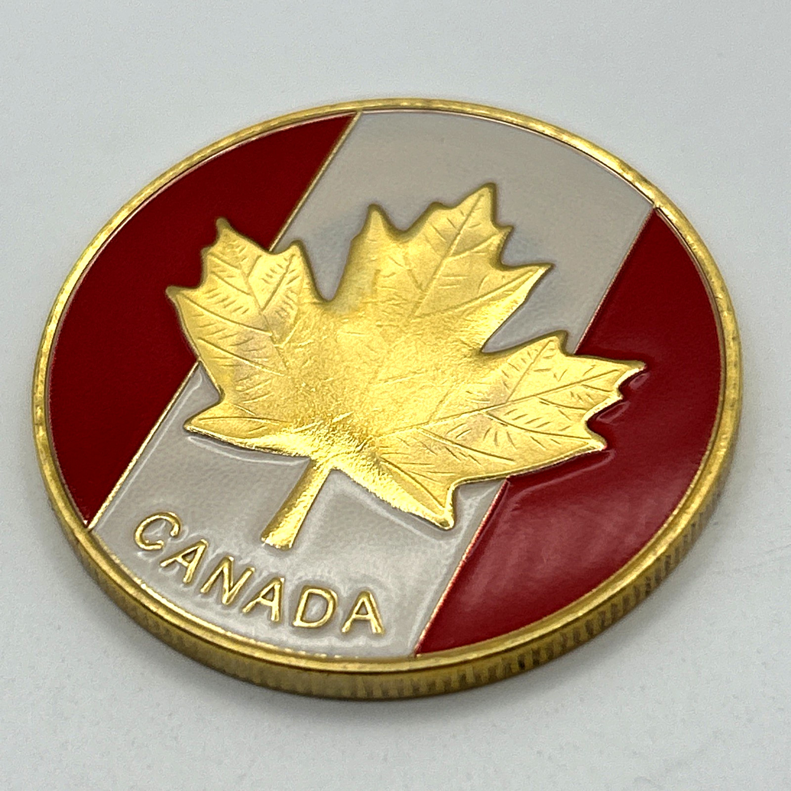 Canada Maple Leaf Commemorative Coin Token Medal 40mm