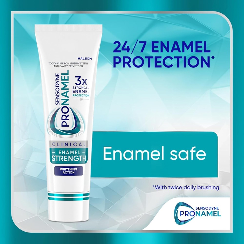 Enamel Strengthening Toothpaste Whitening Sensitive Teeth 3 Pack