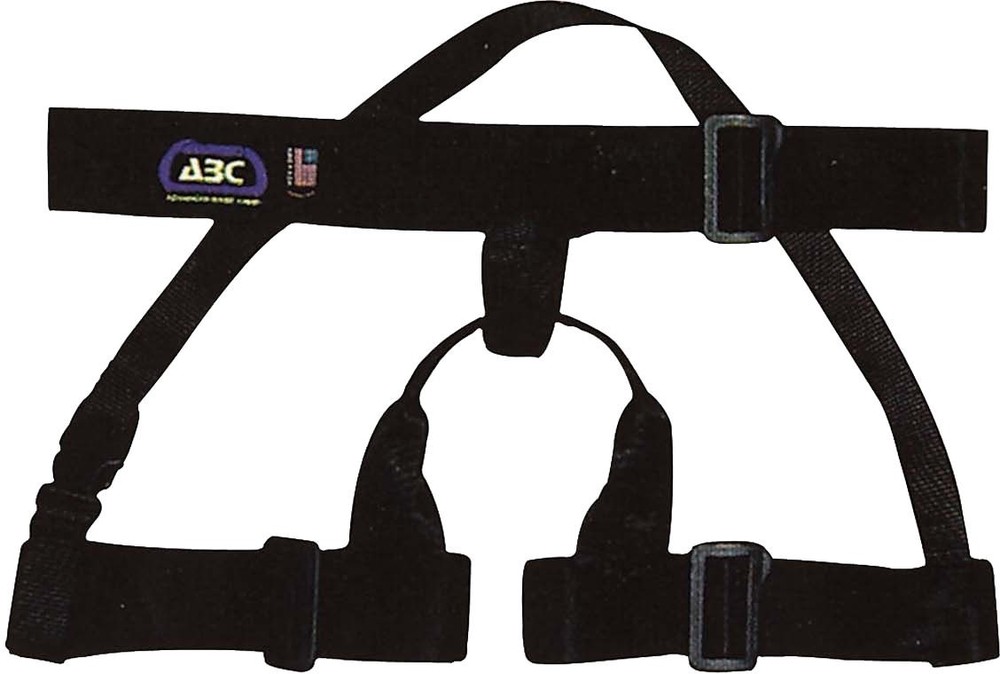 Black ABC Adjustable Rappelling Guide Body Harness