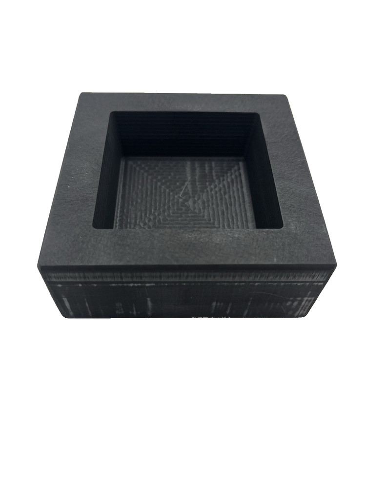 30 oz Square Graphite Gold Ingot Mold for Gold & Silver Casting
