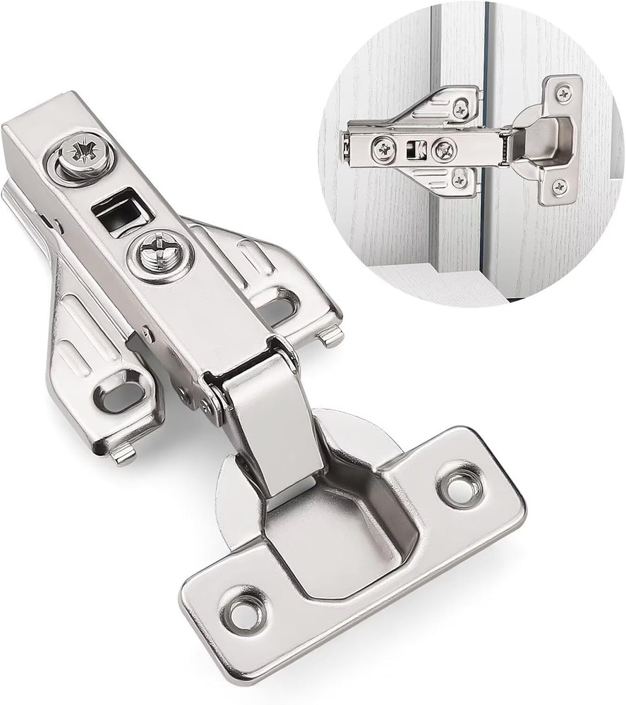 24 Pairs Soft Close Cabinet Hinges for Kitchen - Full Overlay Concealed