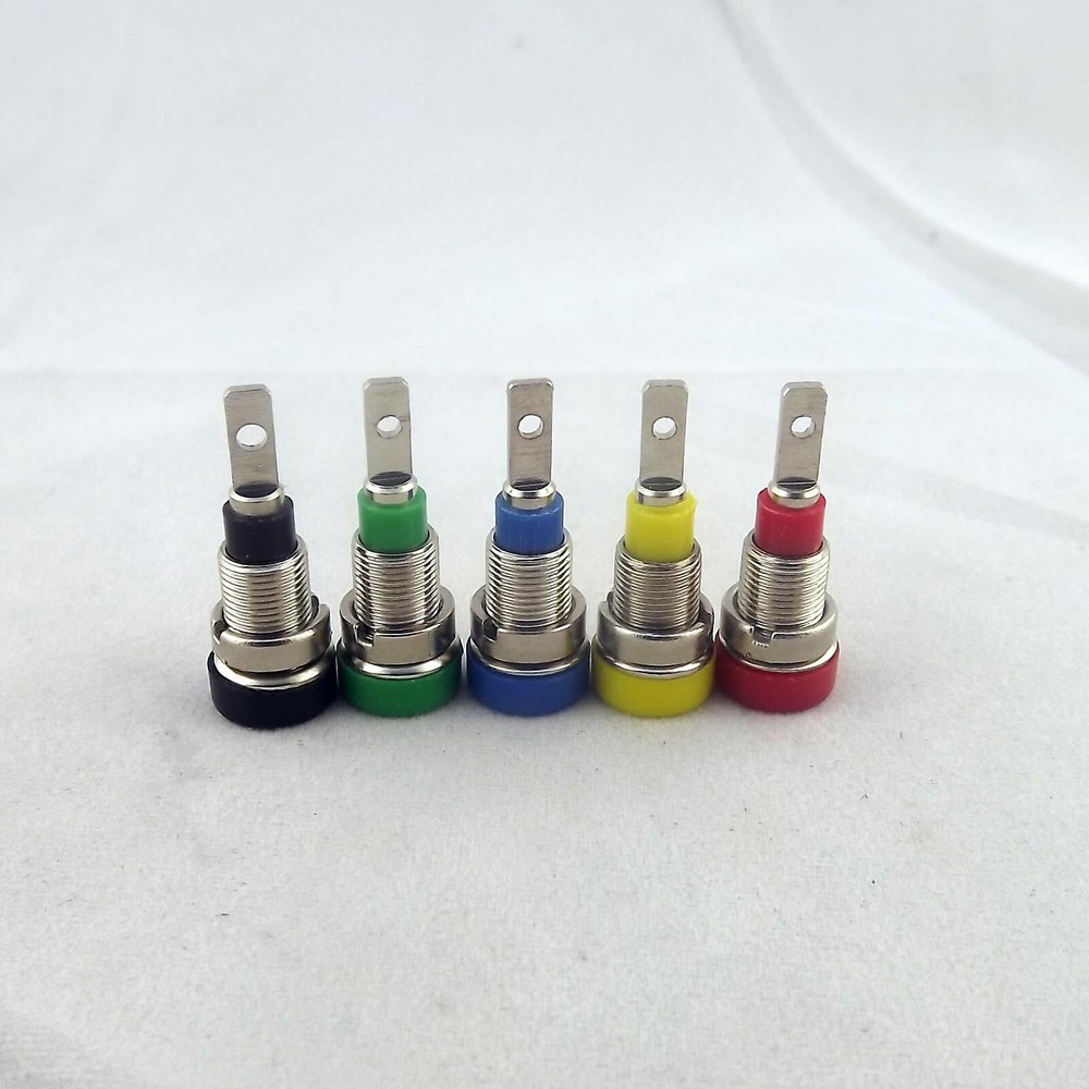 50x 2mm Binding Post Banana Socket Panel Mount Test Probe Multimeter Instrument