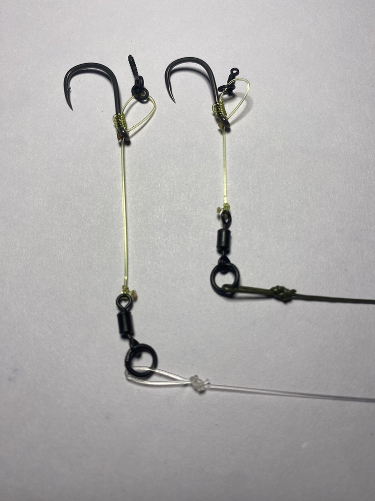 5 x Hinged stiff rigs. carp. pop up ,NEW ADDED OPTIONS.
