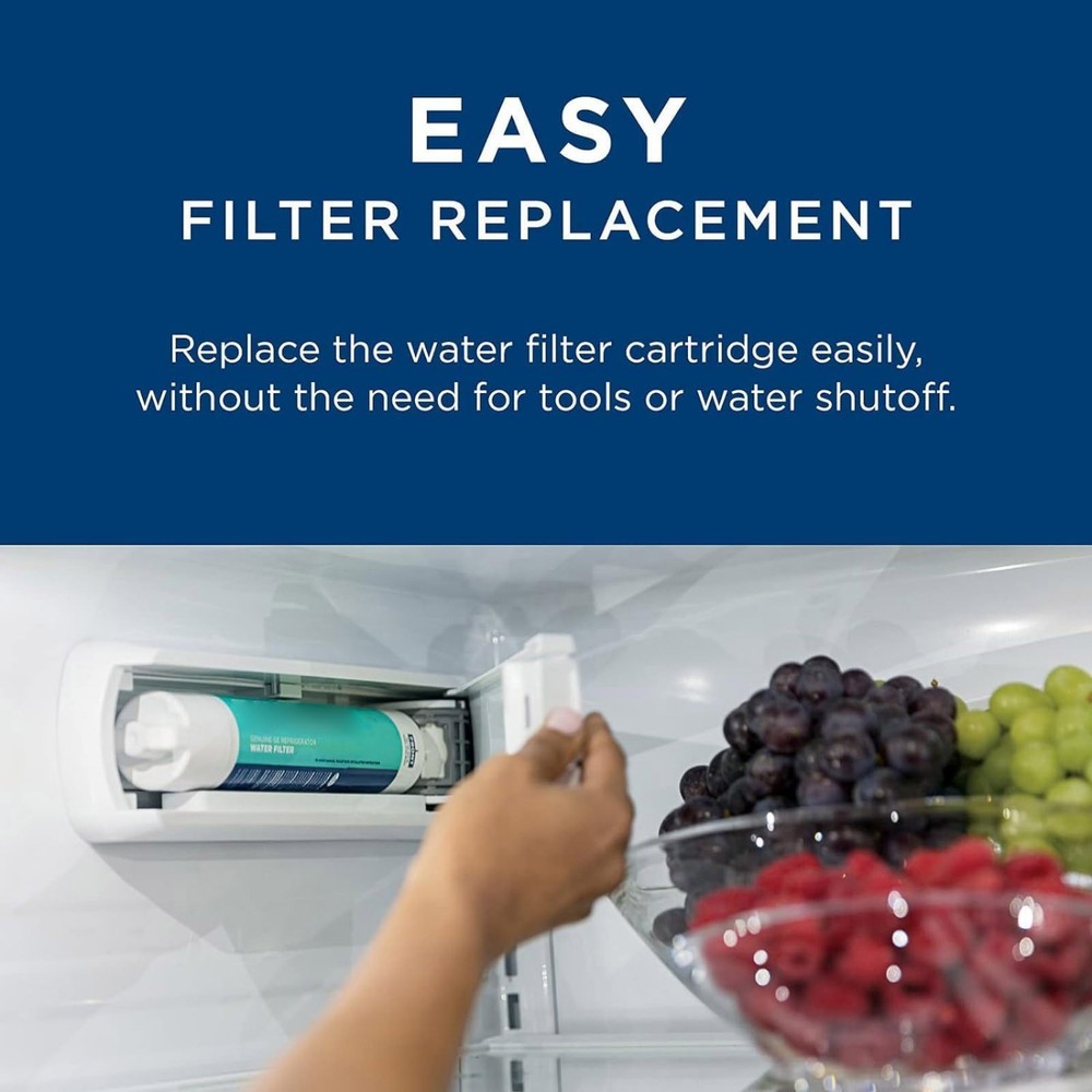 For GE RPWFE Filter Replacement Refrigerator Water Without Chip Material Plastic