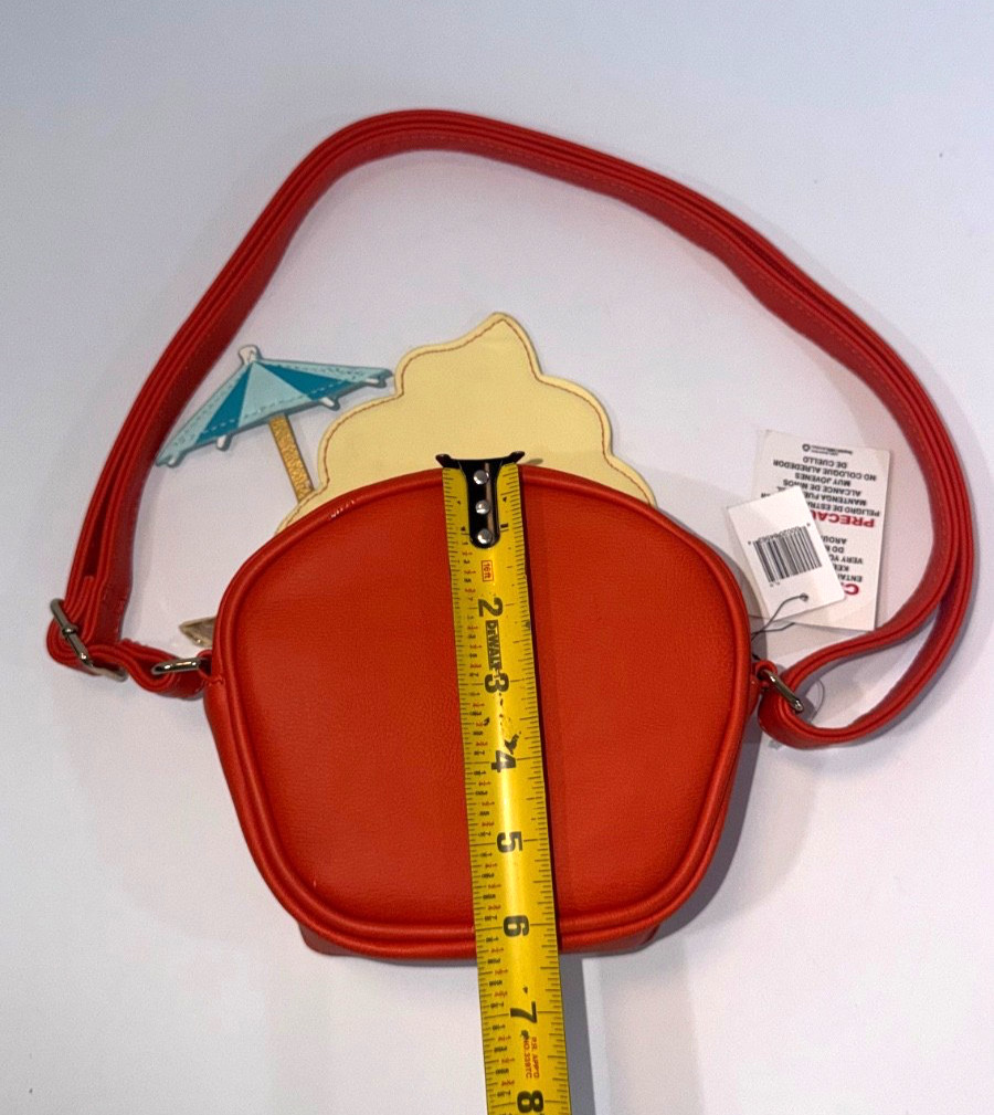 NEW Disney Parks Pineapple Dole Whip Crossbody Bag Purse Tiki Drink Umbrella NWT