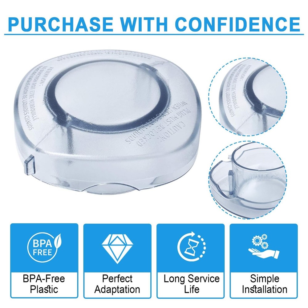 Lid Plug Replacement for Vitamix 64 Oz High Profile Container Blender Accessory