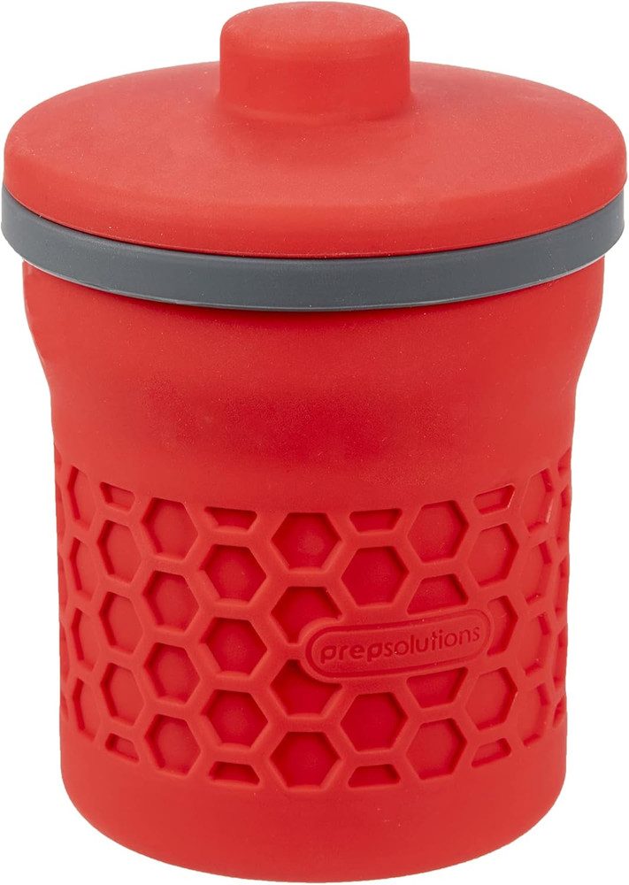 Prep Solutions Heat-Resistant Silicone Grease Strainer & Keeper - 2 Cup Capacity