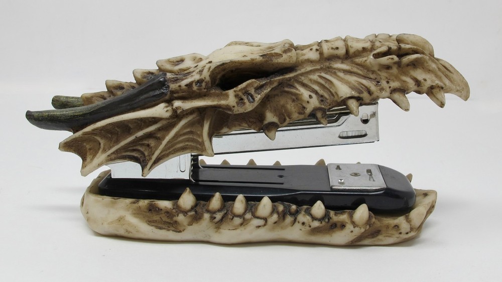 Dragon Skeleton Skull Bone Stapler Office Tool by Pacific Giftware