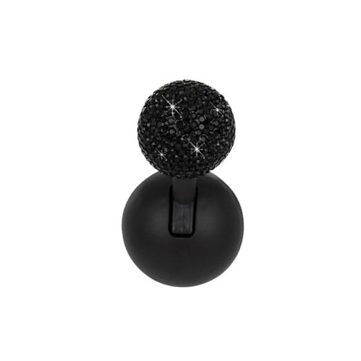 Bling Car Push Starter Button Cover, Rhinestone Auto Engine Joystick Black