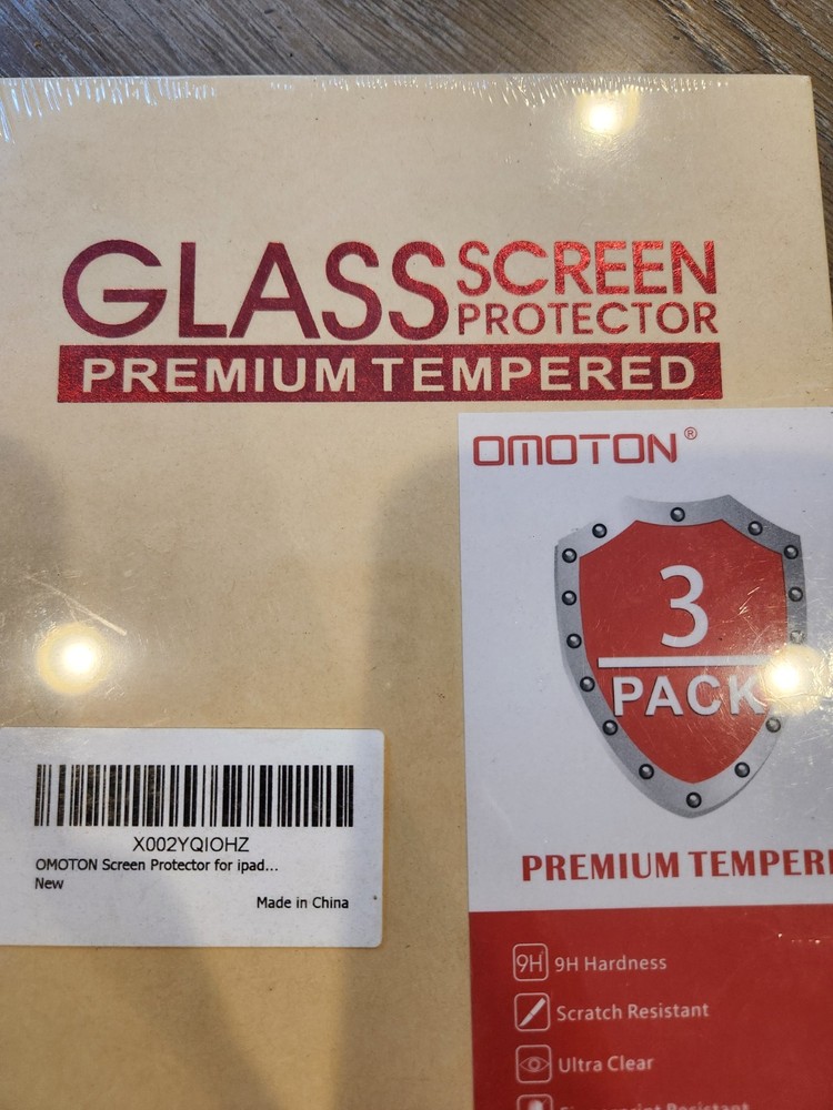 OMOTON Screen Protector For Ipad 3k NEW SEALED In Plastic