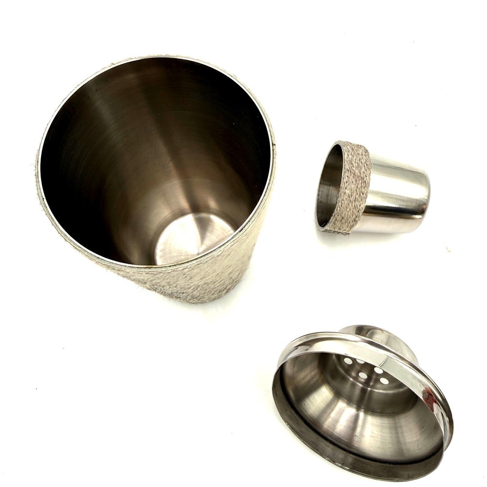 Cowhide Cocktail Shaker New
