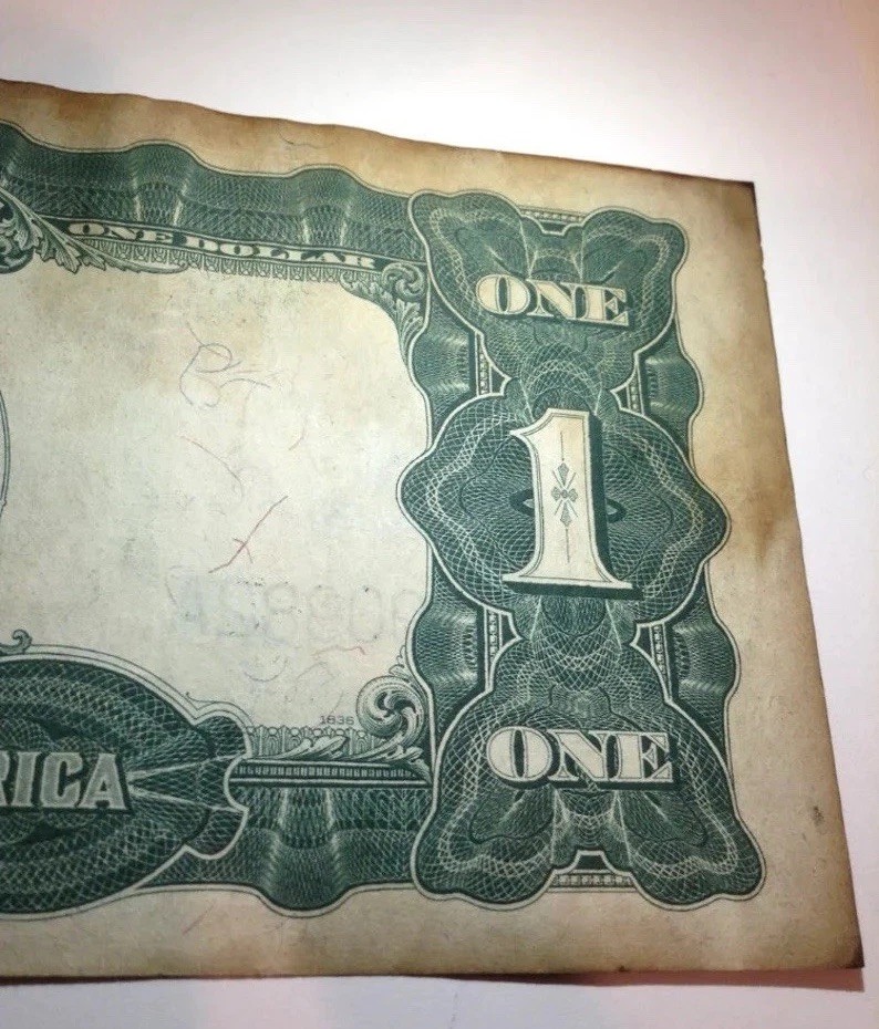 1899 $1 Black Eagle Silver Certificate Large Size- Superbly Nice Looking & Crisp