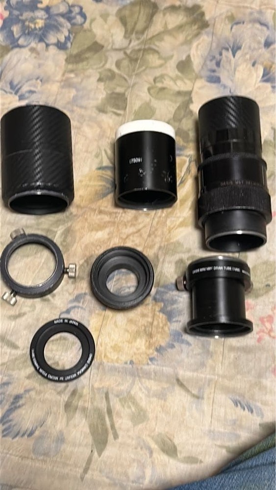 Borg Telescope Lens Black with Micro Four Thirds Adapter Used