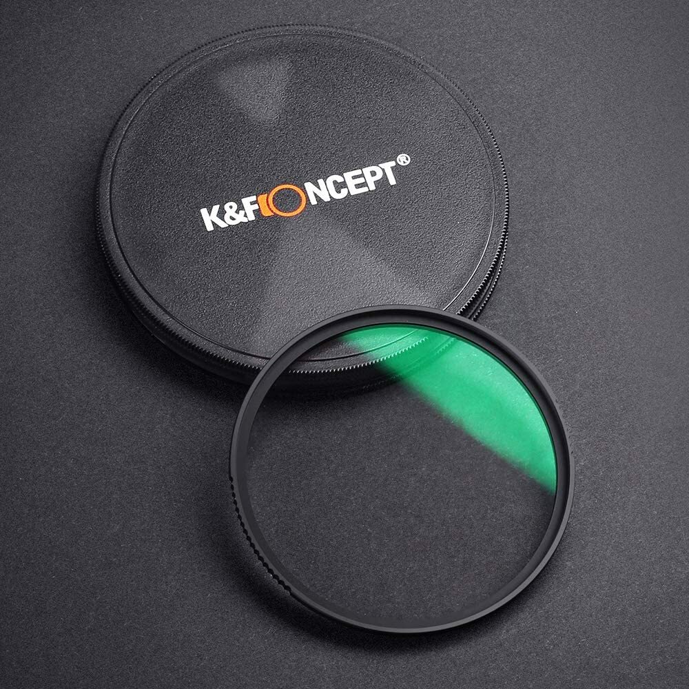 K&F Concept 82mm 1/4 Diffusion Filter Ring Black Mist Filter Double Multi Coated