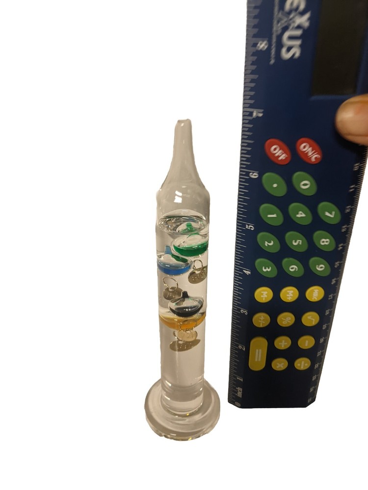 Galileo Thermometer 7in