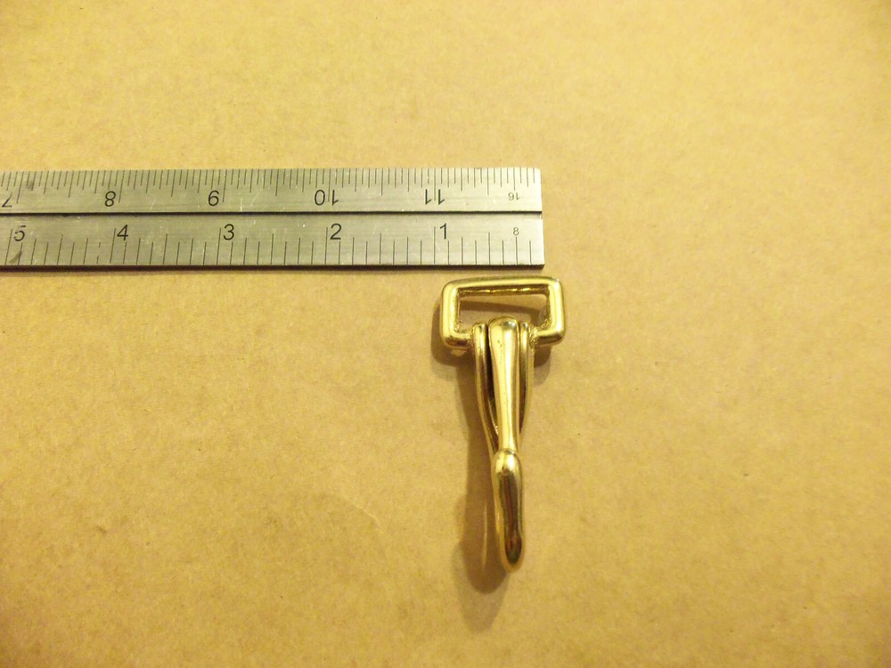 3/4" Solid Brass Halter Snap (Pack Of 2)