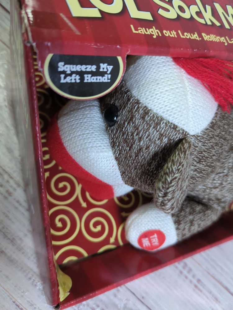 LOL Rolling Laughing Rollover Sock Monkey Westminster