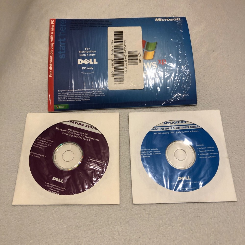 Office XP 2002, Windows XP Professional SP1 Reinstall CD Operating System
