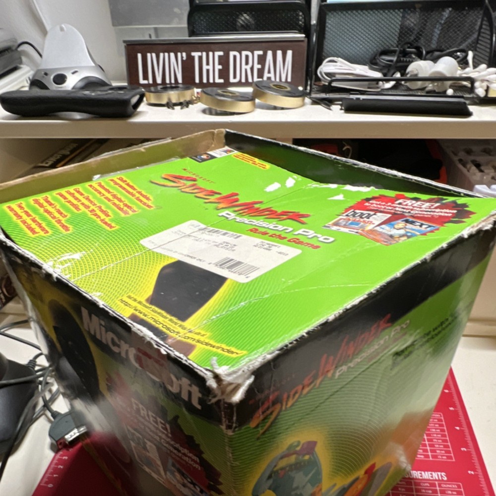 Microsoft SideWinder Precision Pro Wired Serial Joystick PC Windows 95 Throttle