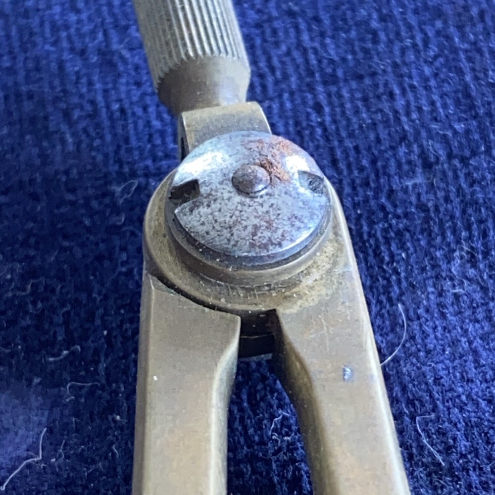 Antique Old Brass Drawing Compass