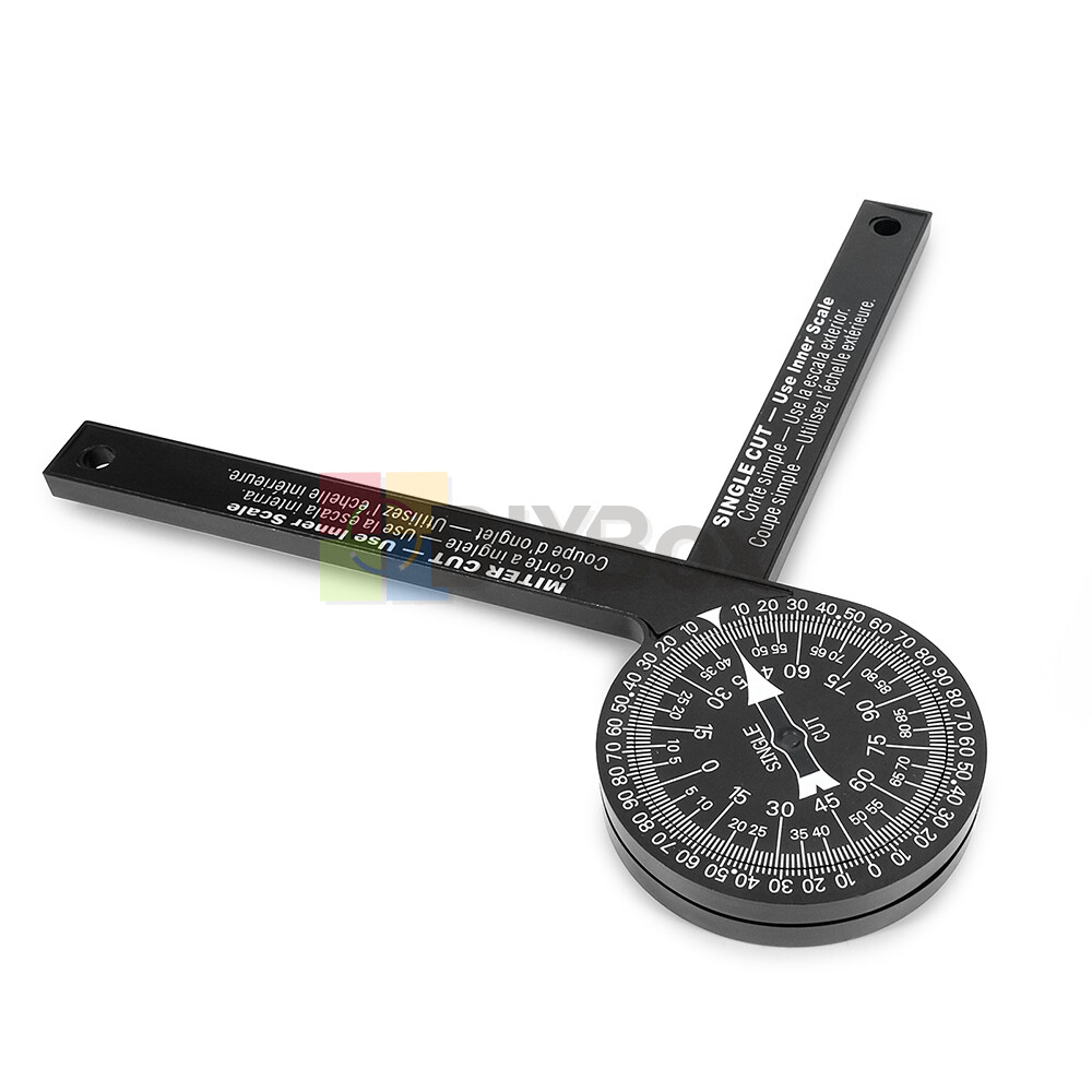 Woodworking Saw Protractor Angle Finder Level Meter Goniometer + Marking Pencil
