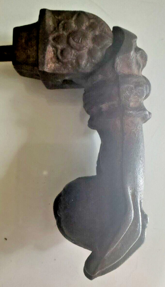 Antique iron hand door knocker from Morocco