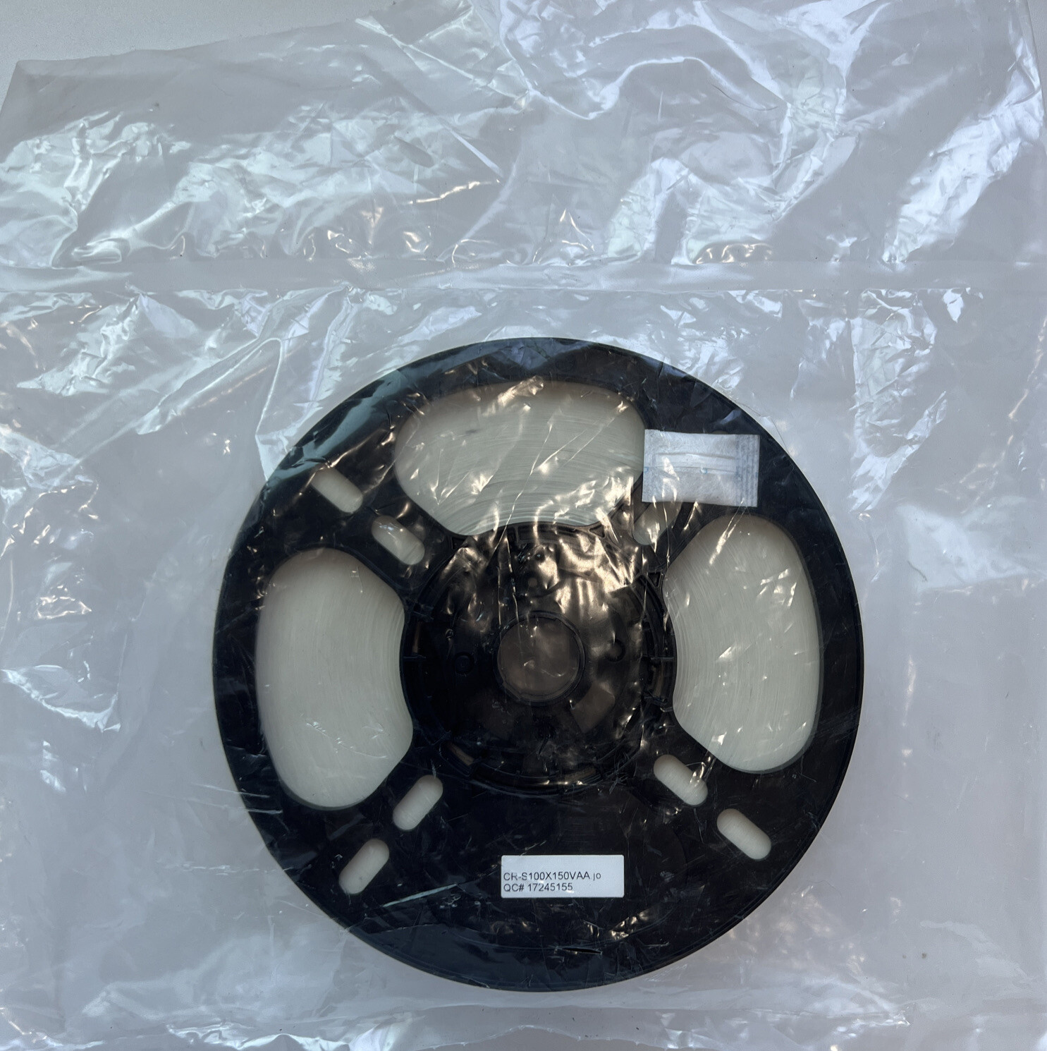 Panduit WrapIDTM S100X150VAA Self-Laminating Labels 3,500 Roll Clear For PLA-100