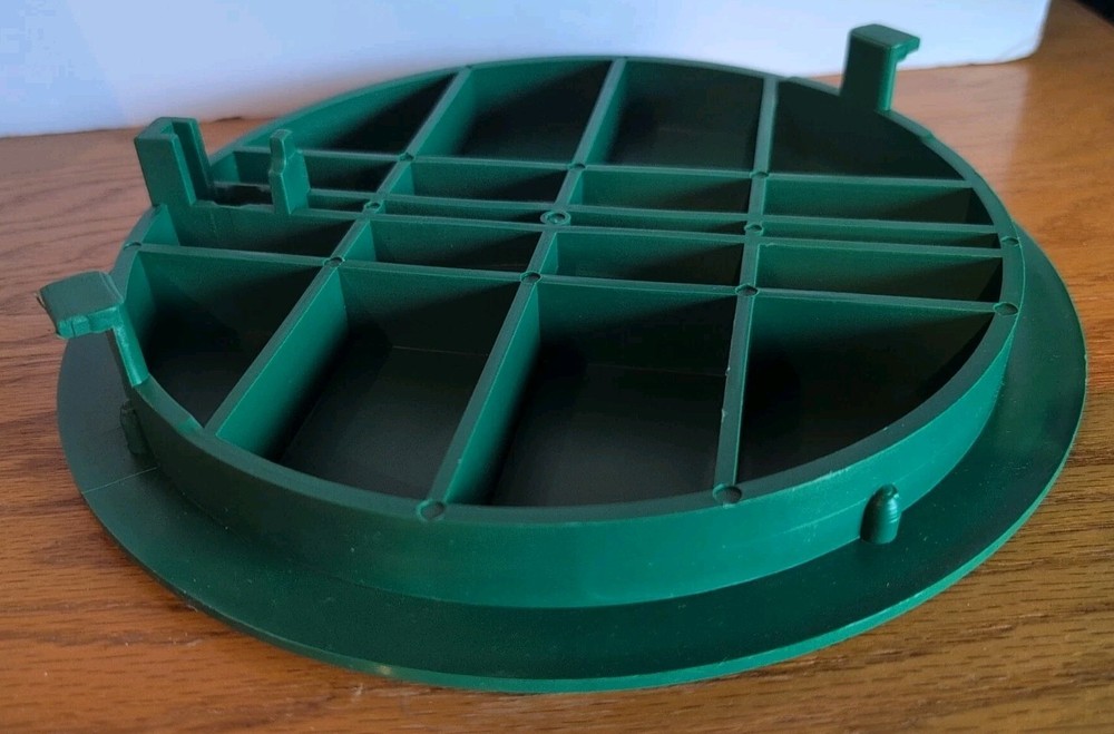 Round 10" Irrigation Control Valve Lid Green Plastic